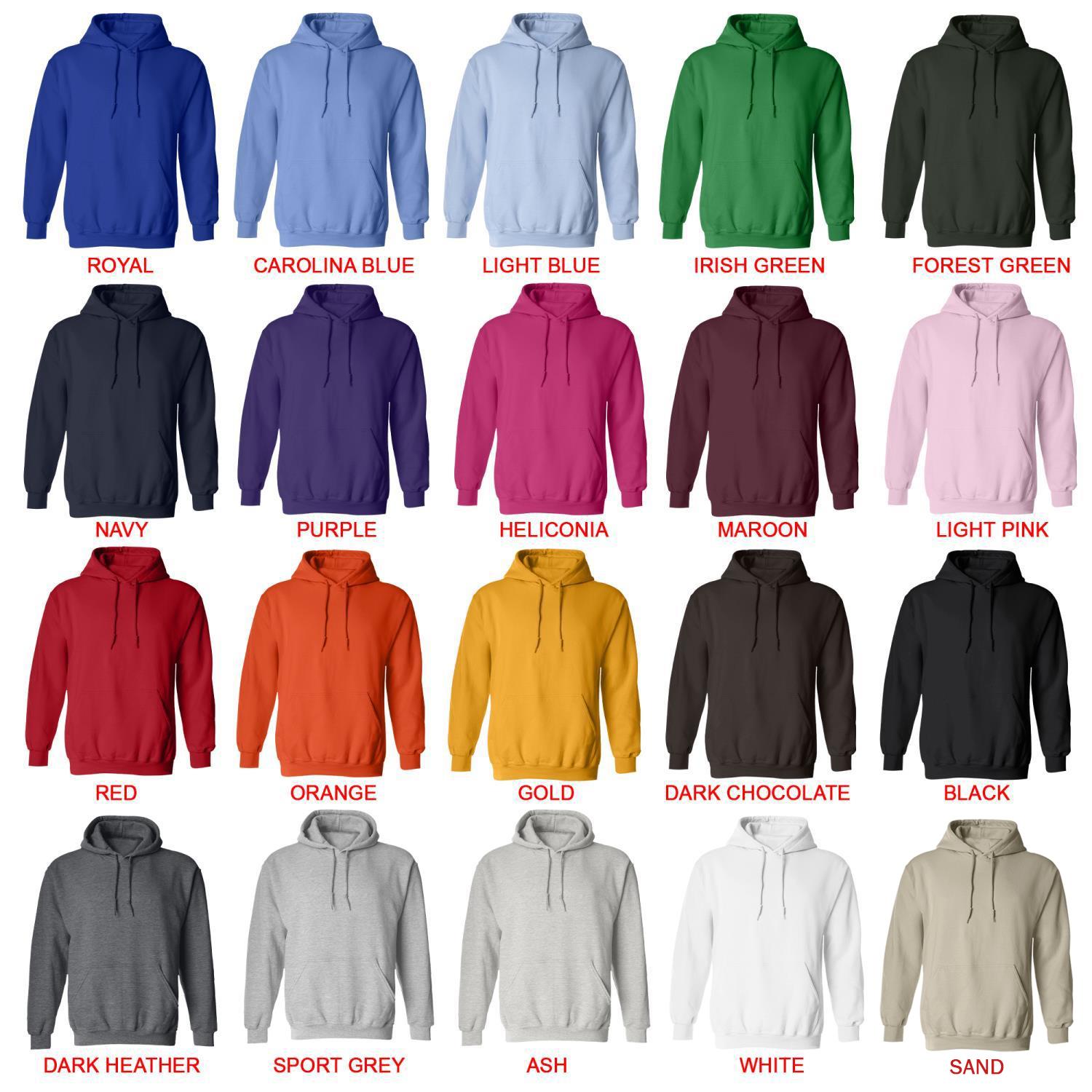 hoodie color chart - Out Of Character Shop