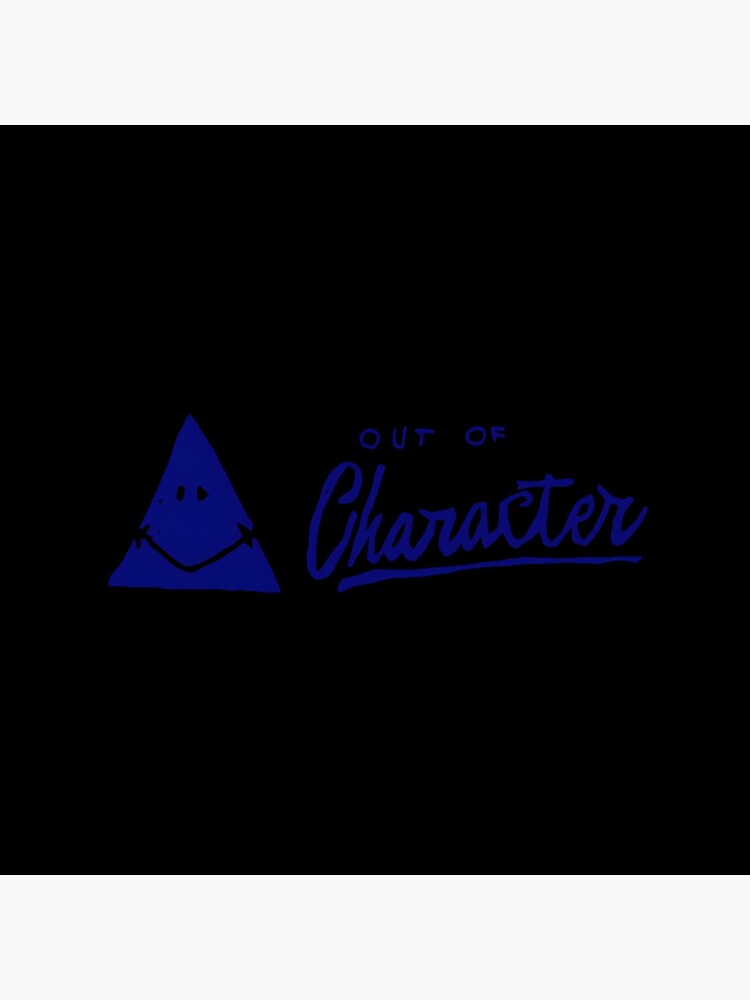 Out Of Character Podcast Fan Logo Throw Pillow - Image 2