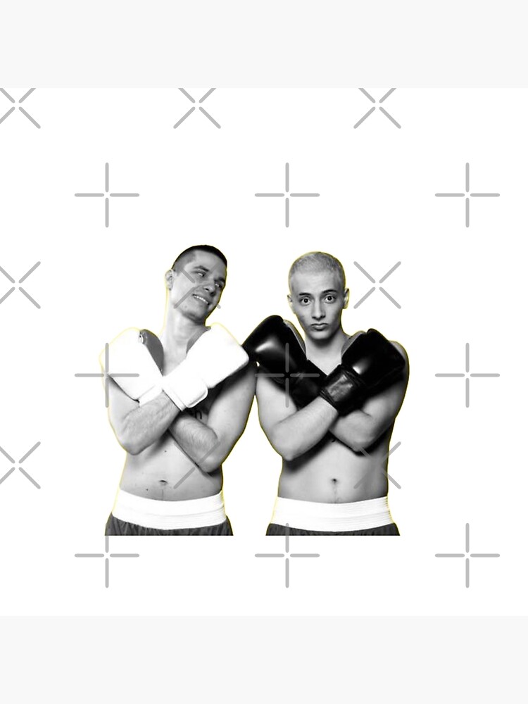 Slushynoobz Martin And Hamzah Boxing Event Throw Pillow - Image 2