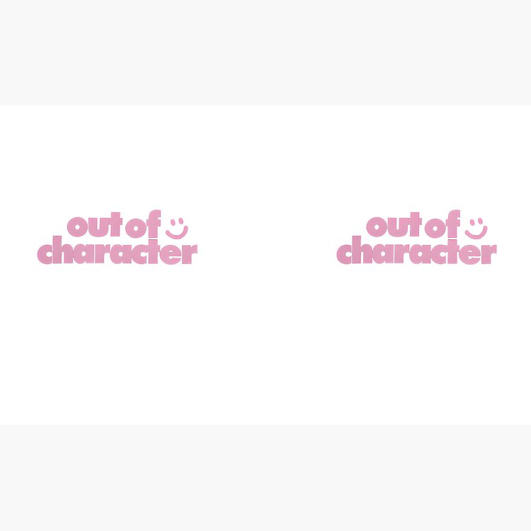 Out Of Character Podcast Minimalist Design Mug - Image 3