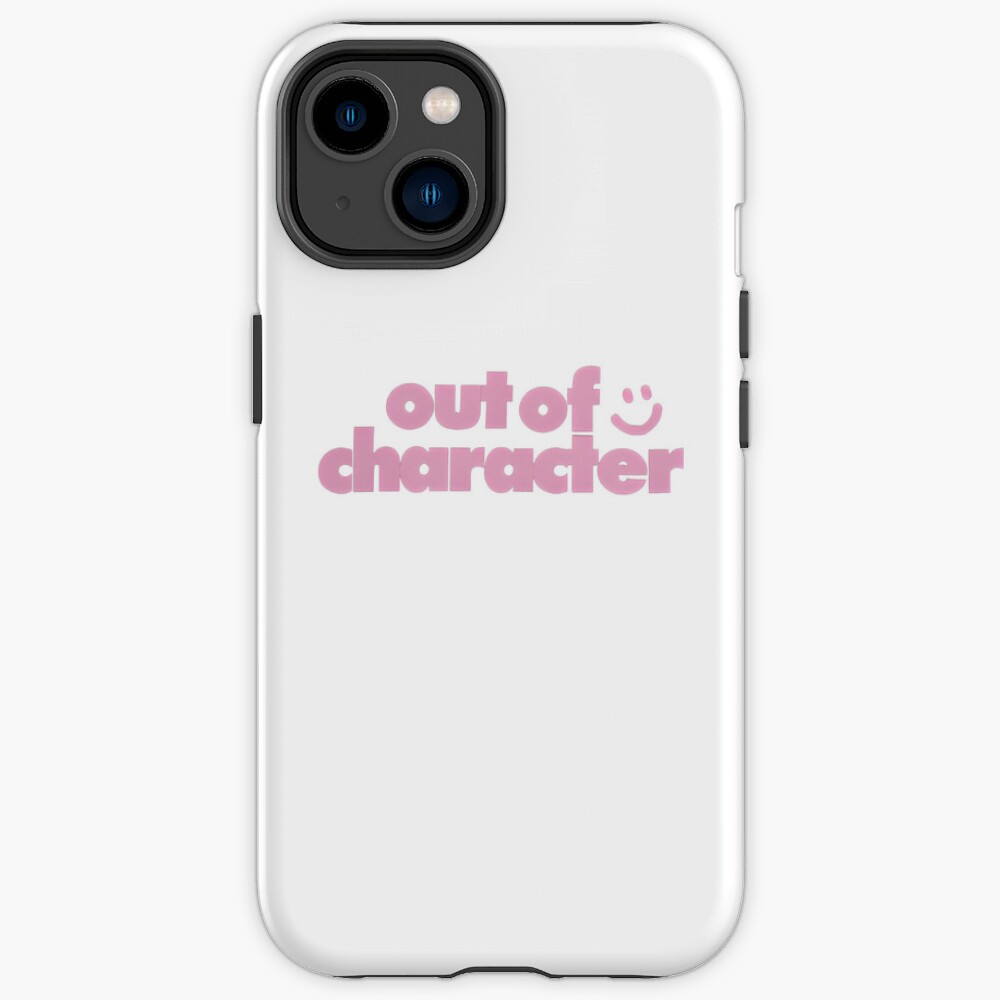 Out Of Character Black Edition Iphone Case