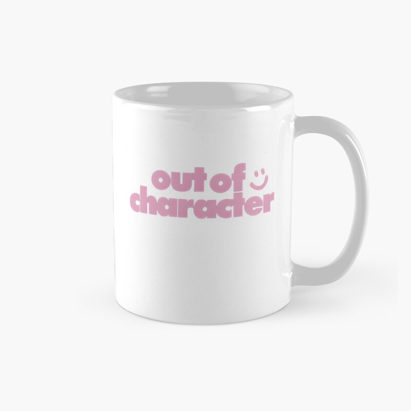 Out Of Character Podcast Minimalist Design Mug