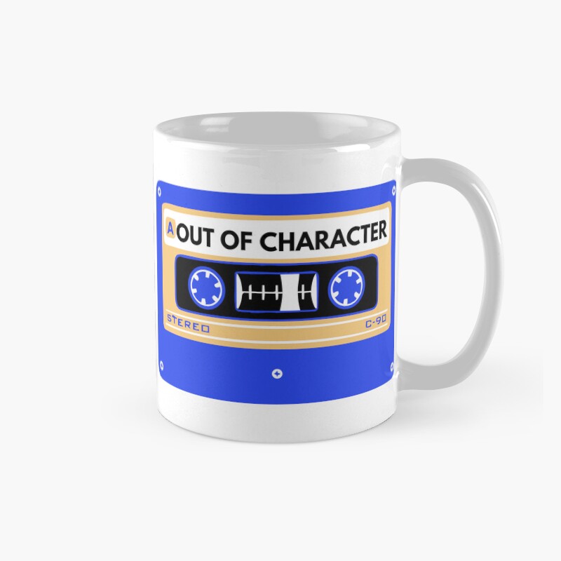 Out Of Character Between The Lines Cassette Mug
