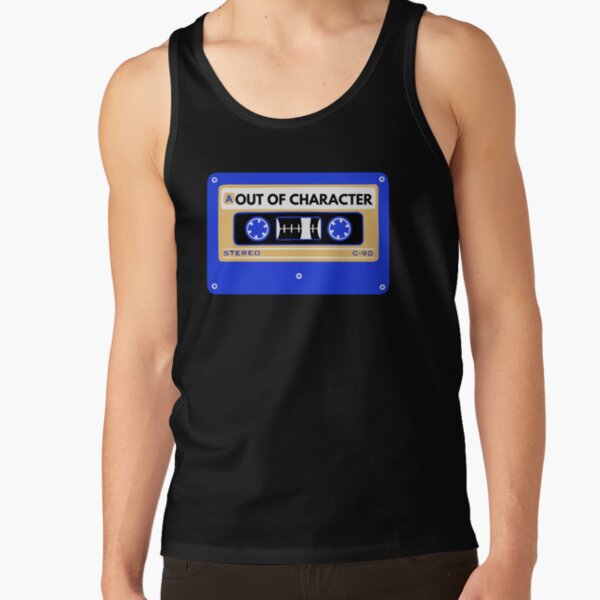 Out Of Character Between The Lines Cassette Graphic Tee Tank Top - Image 2