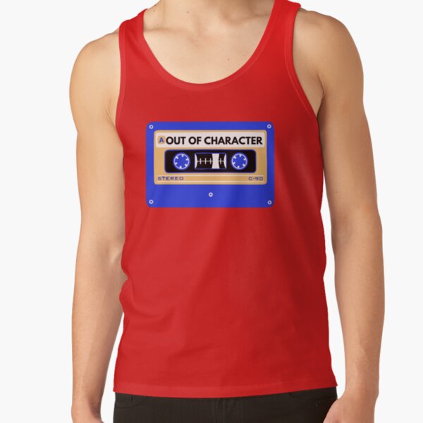 Out Of Character Between The Lines Cassette Graphic Tee Tank Top - Image 4
