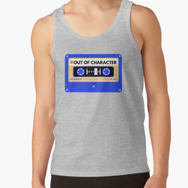 Out Of Character Between The Lines Cassette Graphic Tee Tank Top - Image 3
