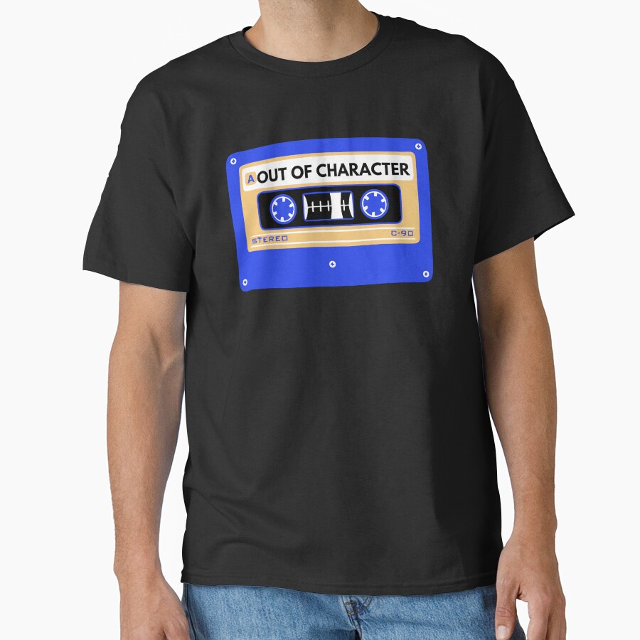 Out Of Character Between The Lines Cassette Graphic Tee T-shirt - Image 2