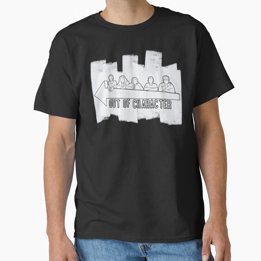 Out Of Character Podcast Debut 2022 Vintage T-shirt - Image 3