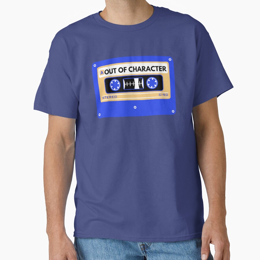 Out Of Character Between The Lines Cassette Graphic Tee T-shirt - Image 4