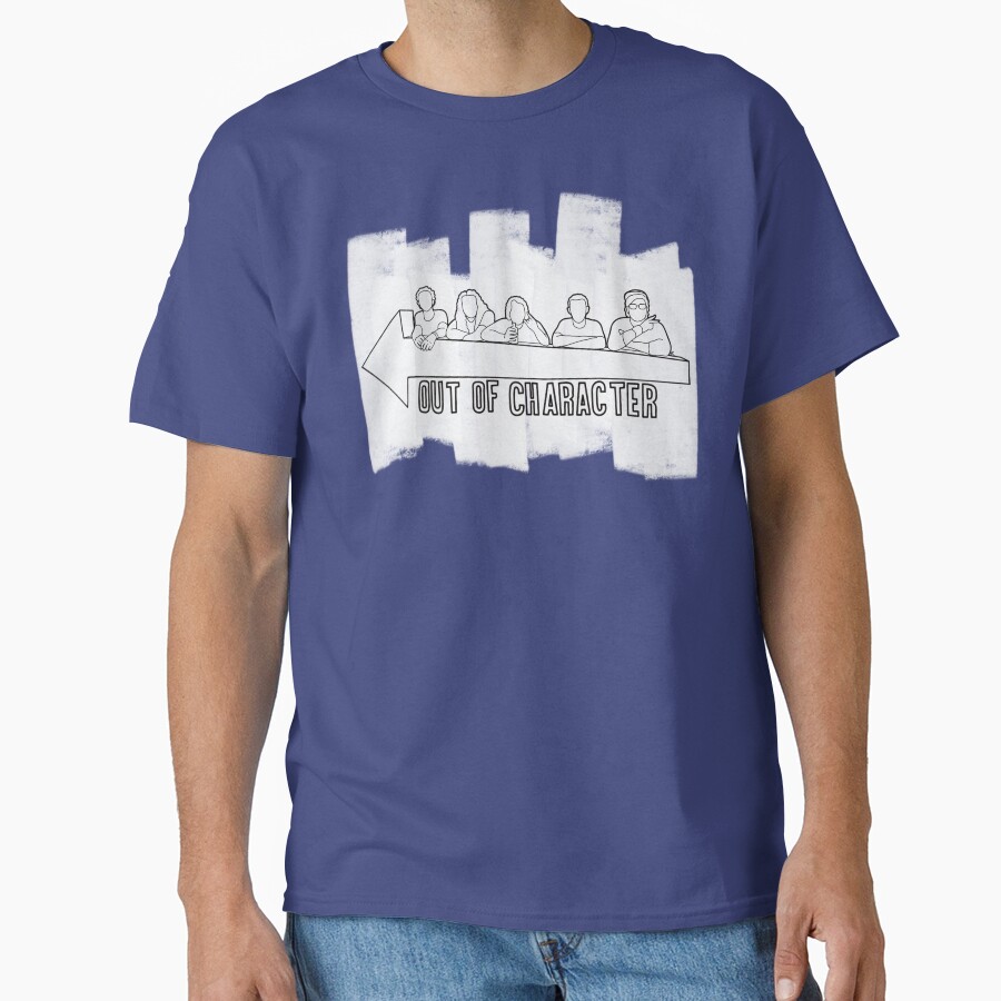 Out Of Character Podcast Debut 2022 Vintage T-shirt - Image 5