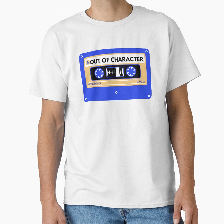 Out Of Character Between The Lines Cassette Graphic Tee T-shirt