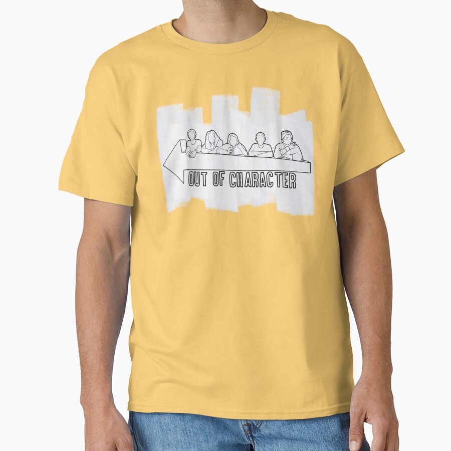 Out Of Character Podcast Debut 2022 Vintage T-shirt - Image 6