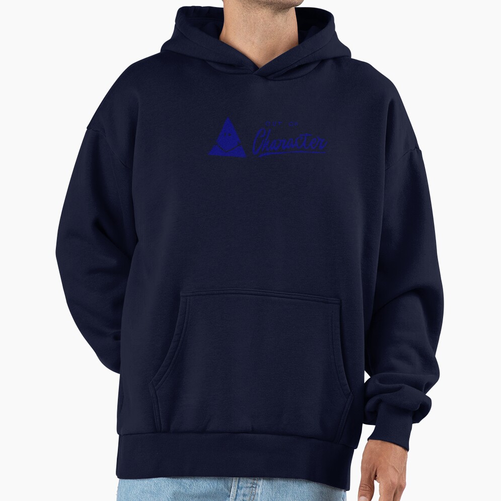 Out Of Character Podcast Classic Logo Tee Hoodie - Image 5
