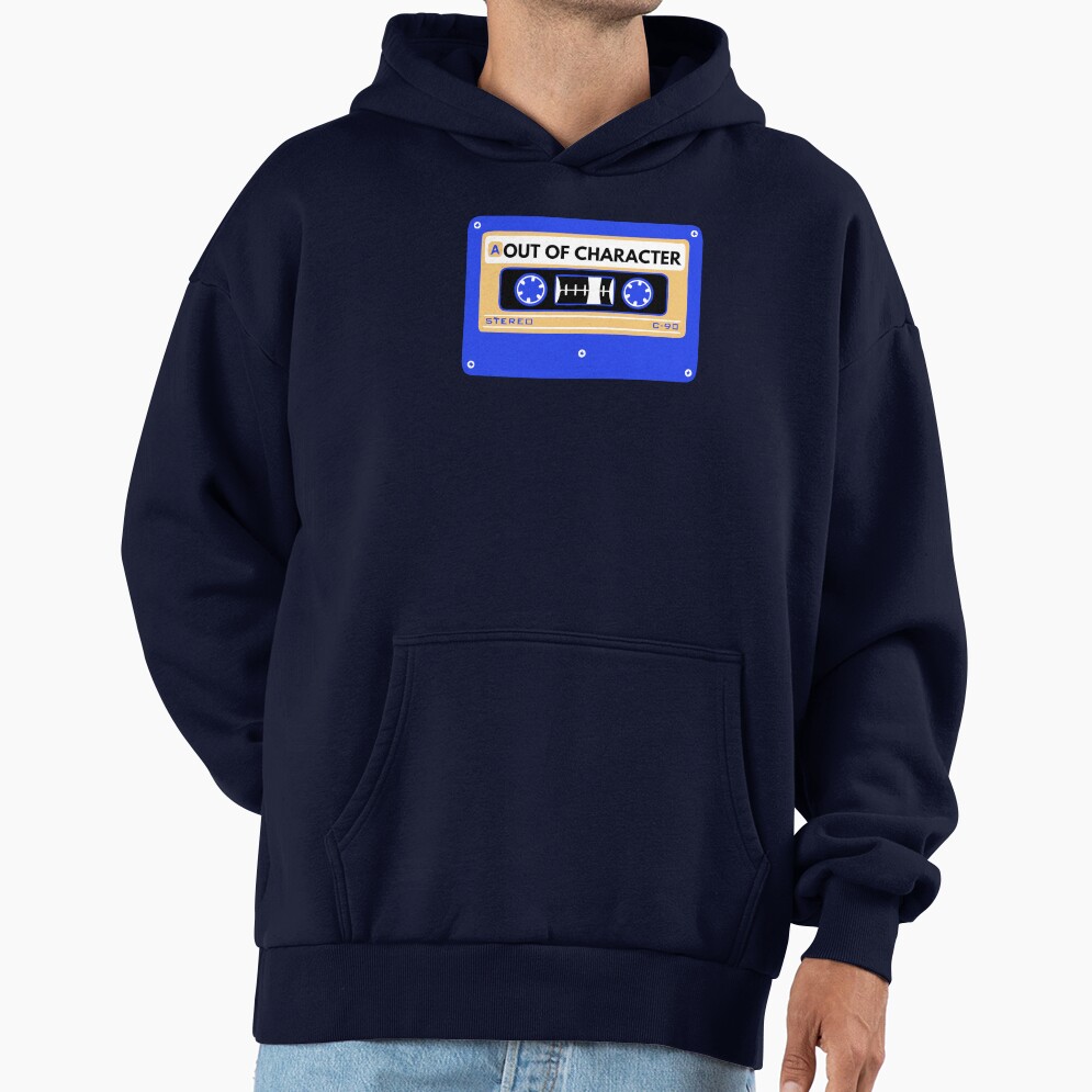 Out Of Character Between The Lines Cassette Graphic Tee Hoodie - Image 5