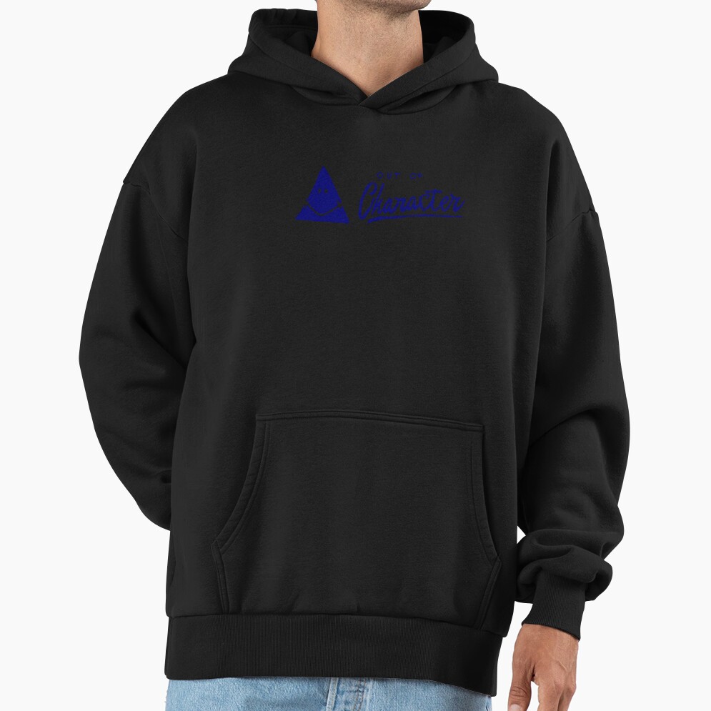 Out Of Character Podcast Classic Logo Tee Hoodie - Image 2