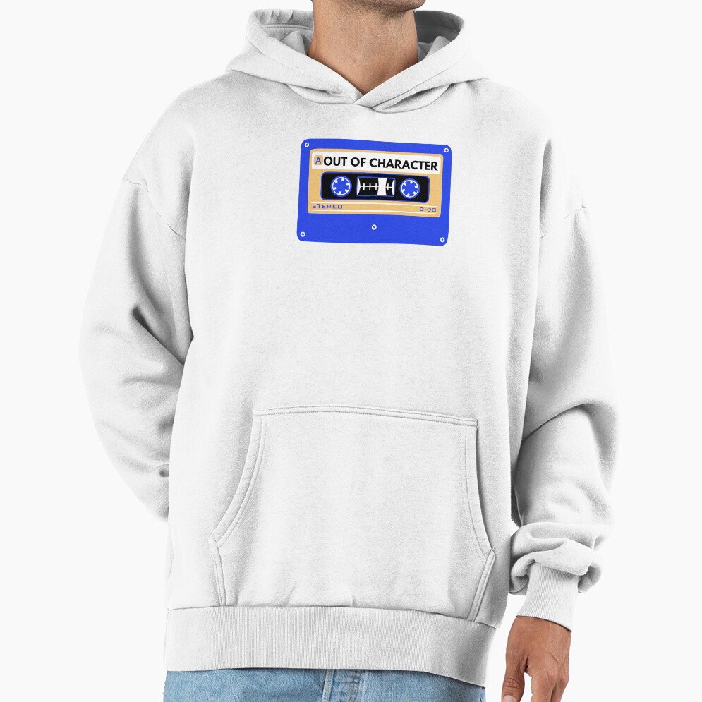 Out Of Character Between The Lines Cassette Graphic Tee Hoodie