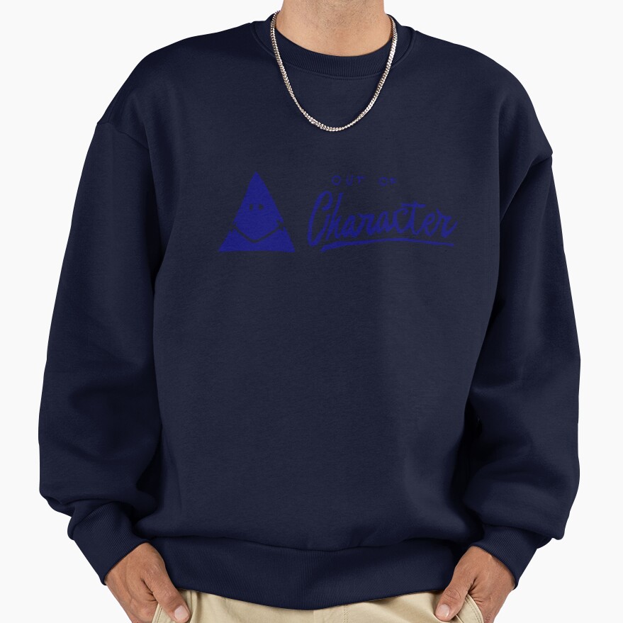Out Of Character Podcast Classic Logo Tee Sweatshirt - Image 5