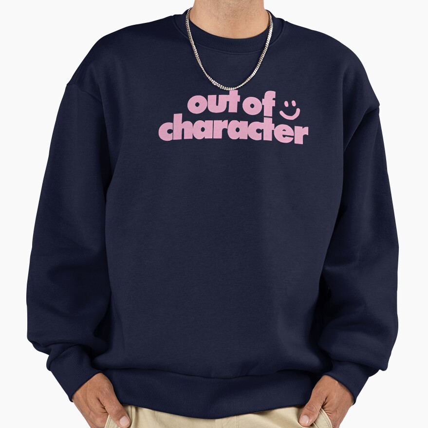 Out Of Character Podcast Minimalist Sweatshirt