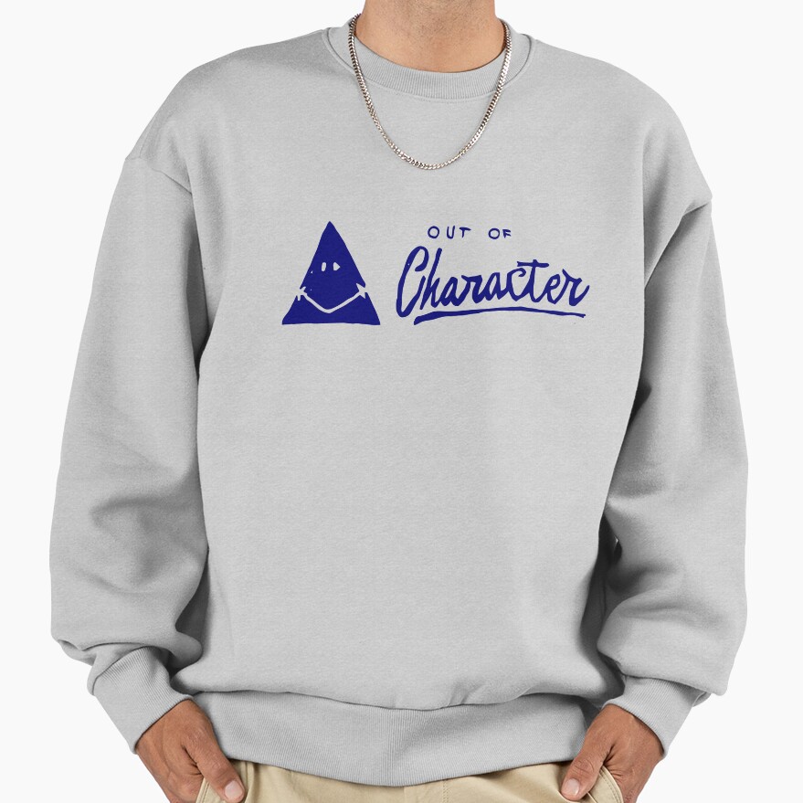 Out Of Character Podcast Classic Logo Tee Sweatshirt - Image 4