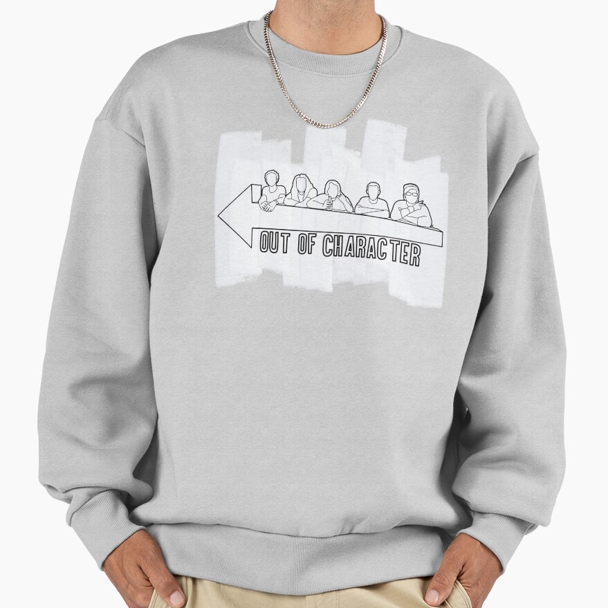 Out Of Character Podcast Debut 2022 Vintage Sweatshirt - Image 4