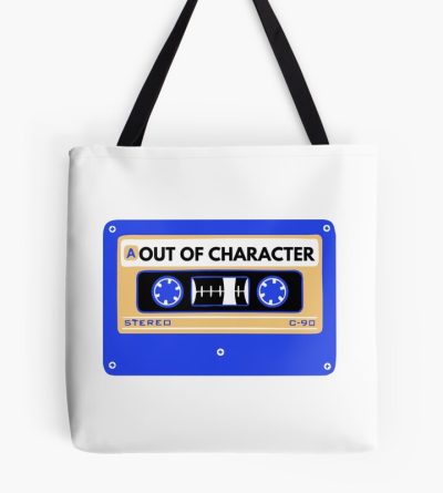 Out Of Character Between The Lines Cassette Tote Bag