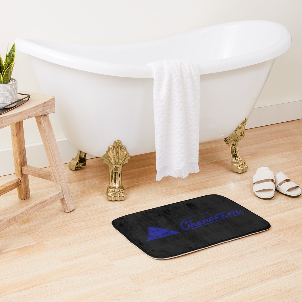Out Of Character Podcast Fan Logo Bath Mat - Image 2