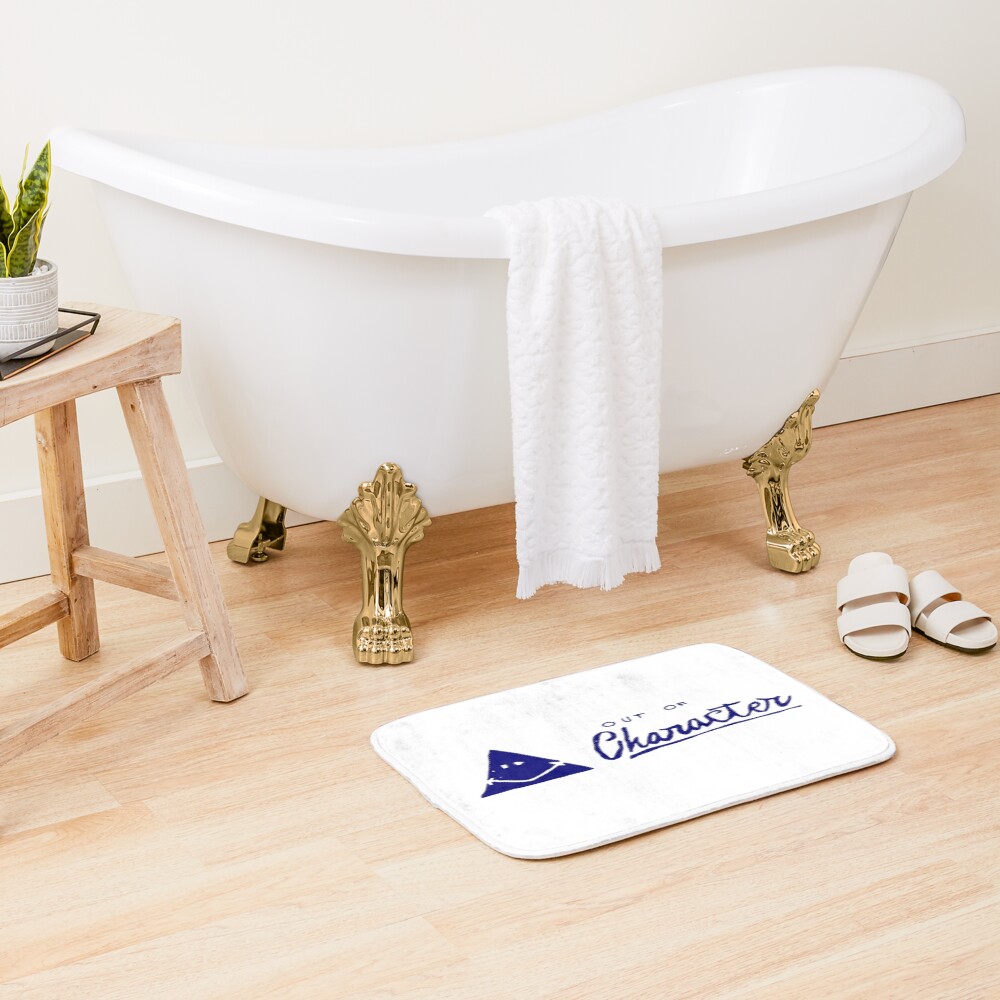 Out Of Character Podcast Classic Logo Bath Mat - Image 2