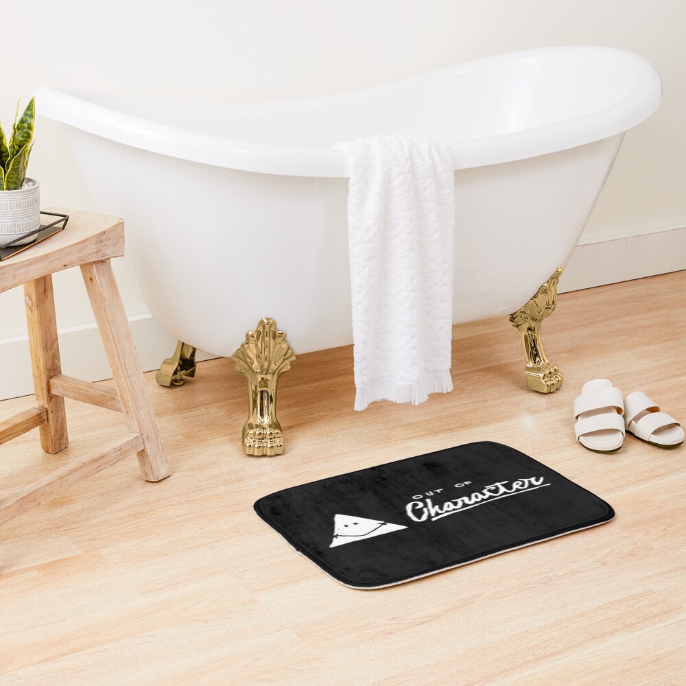 Out Of Character Podcast Signature Logo Bath Mat - Image 2