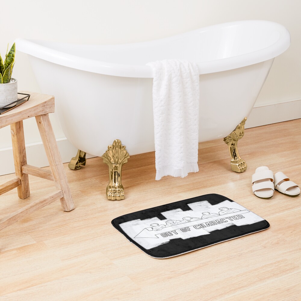Out Of Character Podcast Debut 2022 Bath Mat - Image 2