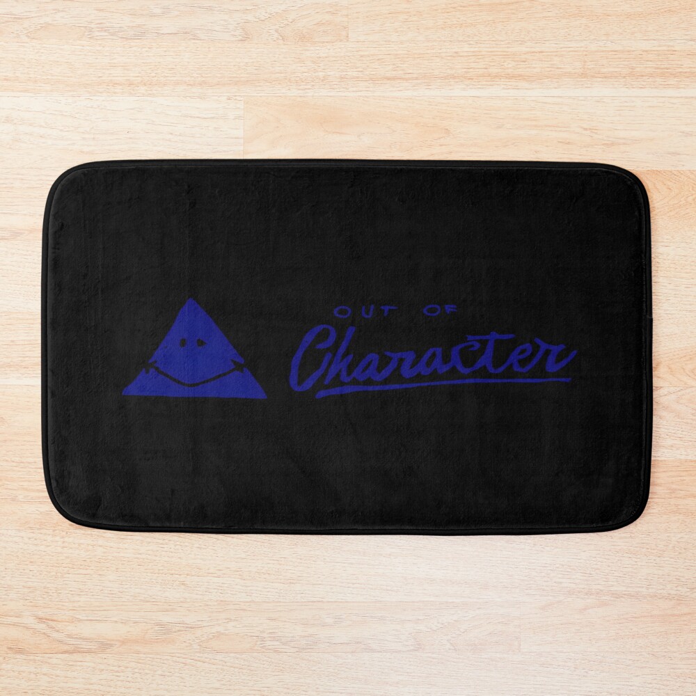 Out Of Character Podcast Fan Logo Bath Mat