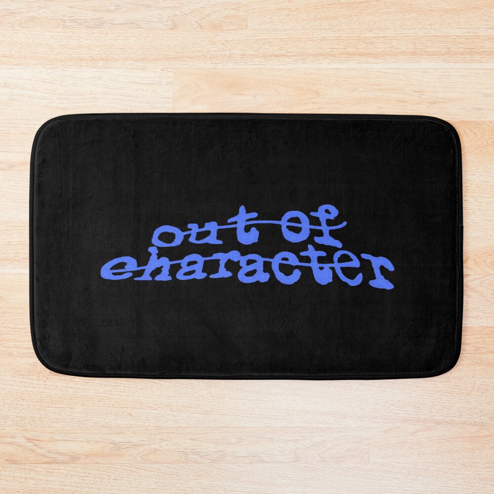 Out Of Character Podcast Graphic Bath Mat