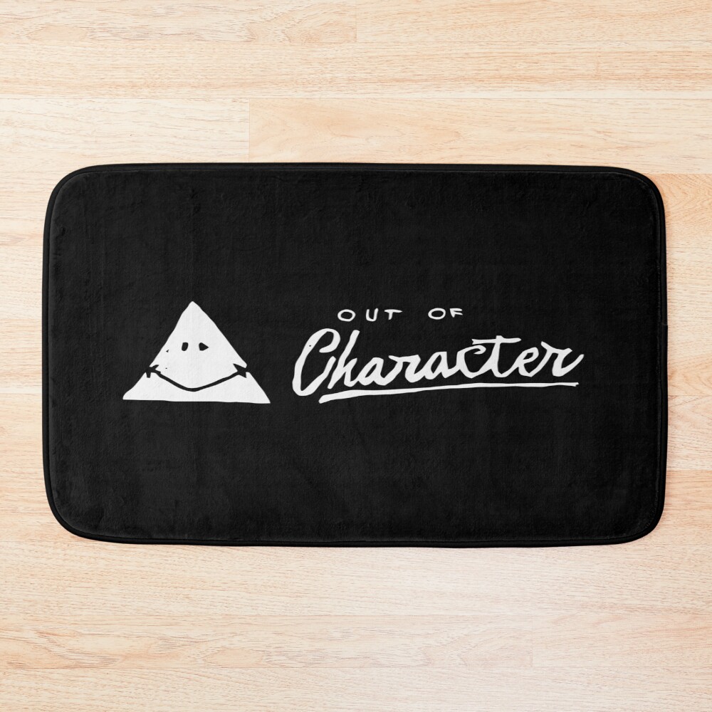 Out Of Character Podcast Signature Logo Bath Mat