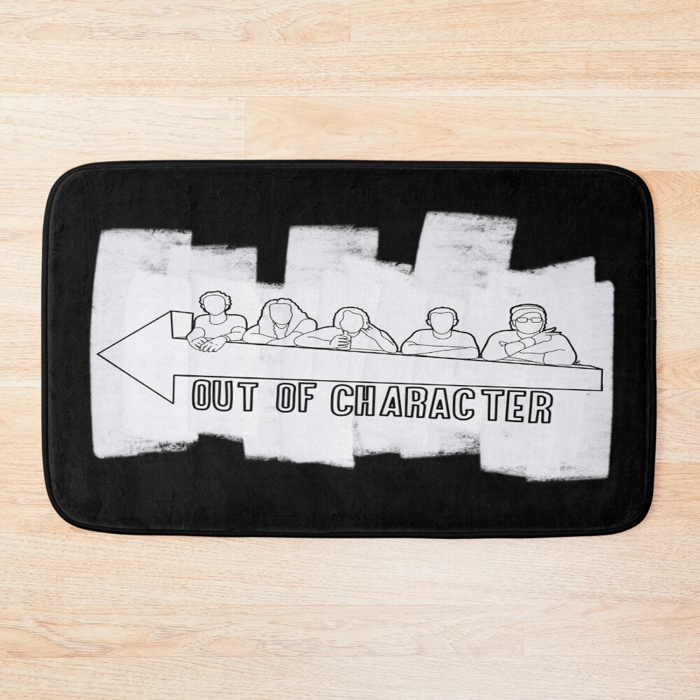 Out Of Character Podcast Debut 2022 Bath Mat