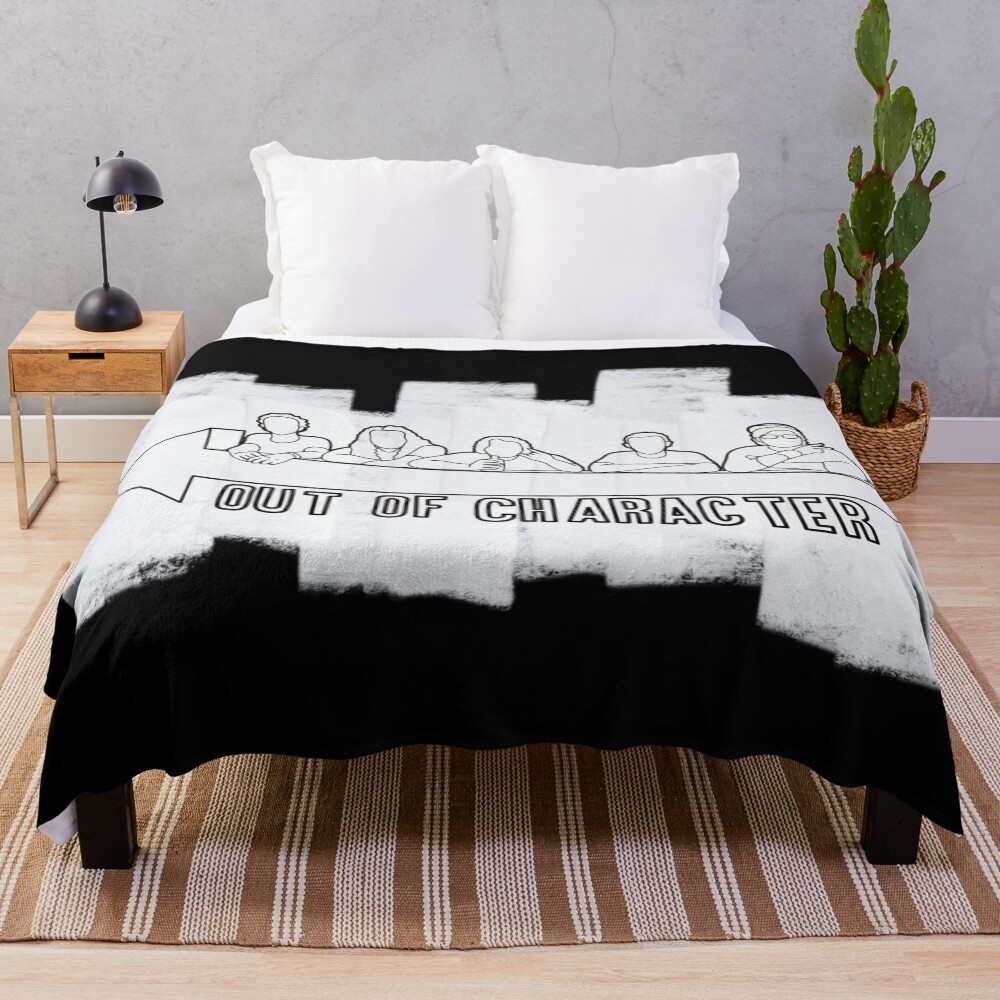 Out Of Character Podcast Debut 2022 Throw Blanket