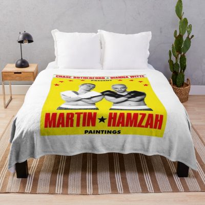 Slushynoobz Boxing Match Graphic Throw Blanket