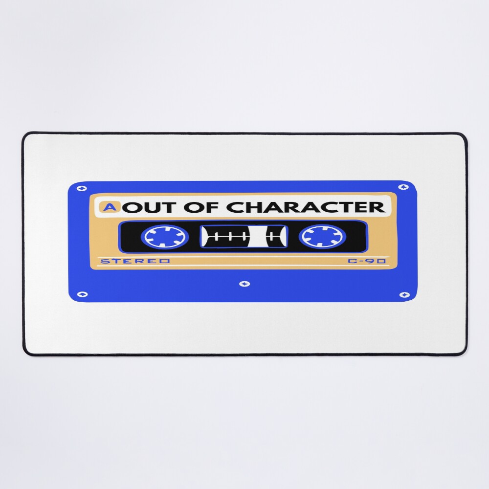 Out Of Character Between The Lines Cassette Mouse Pad