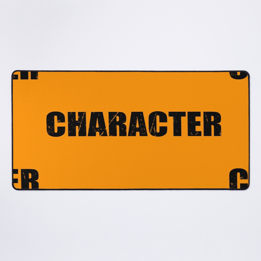 Out Of Character Funny Character Inspired Mouse Pad