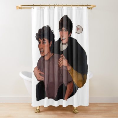 Martin And Hamzah Podcast Duo Shower Curtain