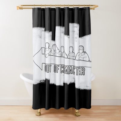 Out Of Character Podcast Debut 2022 Shower Curtain