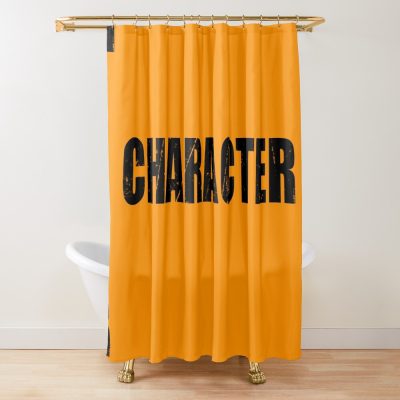 Out Of Character Funny Character Inspired Shower Curtain