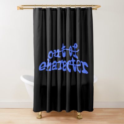 Out Of Character Podcast Graphic Shower Curtain