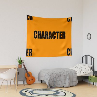 Out Of Character Funny Character Inspired Tapestry