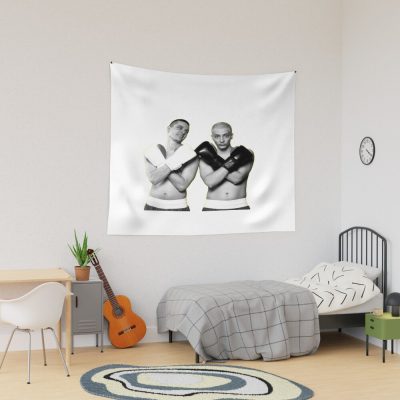 Slushynoobz Martin And Hamzah Boxing Event Tapestry