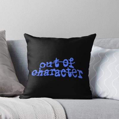 Out Of Character Podcast Graphic Throw Pillow
